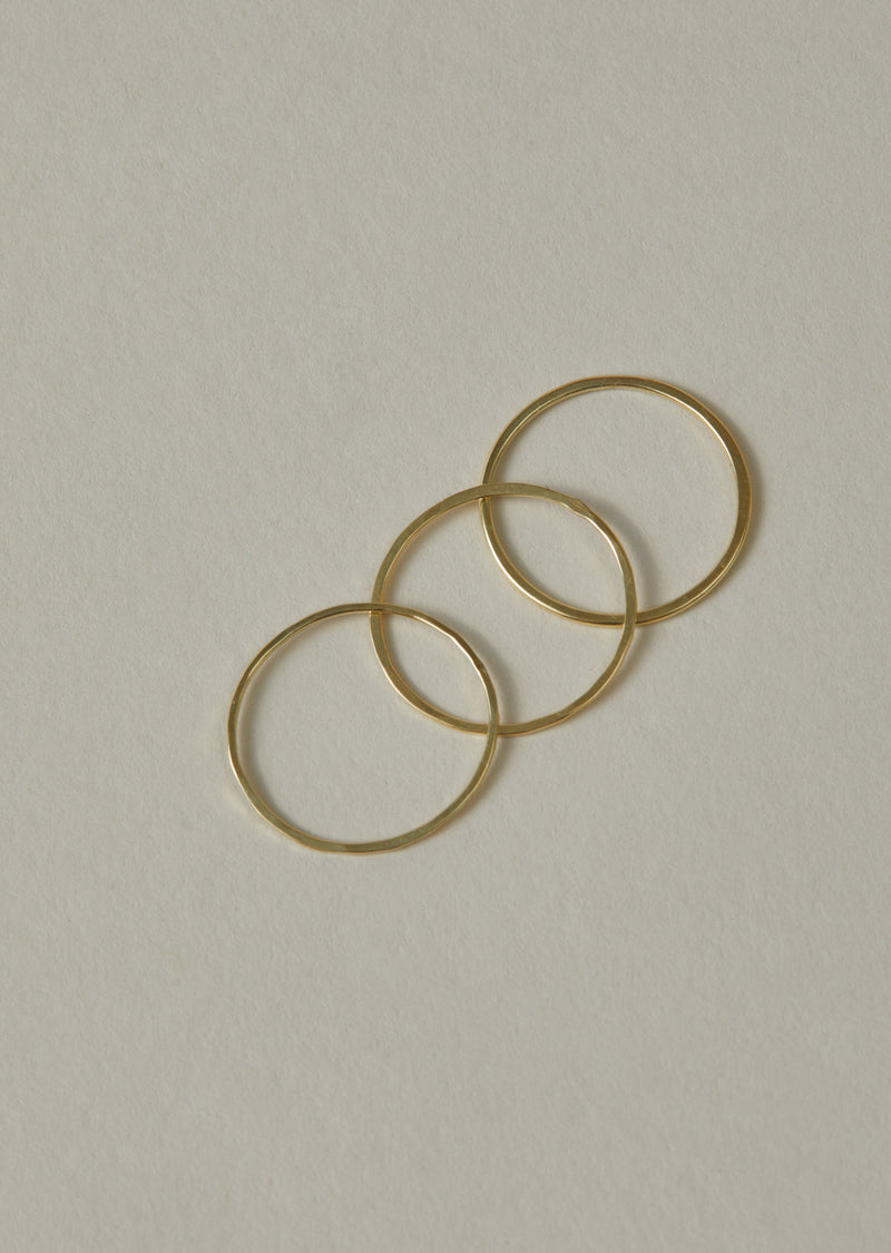 Delicate Flat Gold Ring