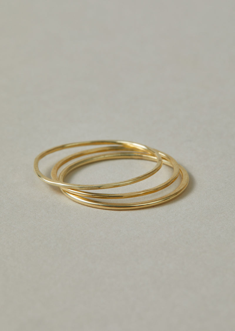 Delicate Flat Gold Ring
